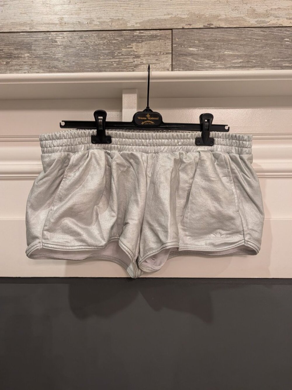 Adidas Silver Shorts Size L